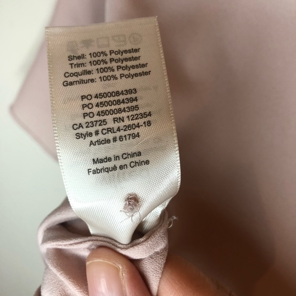 Wilfred bell-sleeve cropped blouse in pale lilac, extra small - Picture 6 of 7